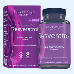 Amazon.com: Reserveage Beauty, Resveratrol 250 mg, Antioxidant Supplement  for Heart and Cellular Health, Supports Healthy Aging and Immune System,  Paleo, Keto, 120 Capsules : Health & Household